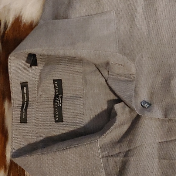 🌸Geoffrey Beene Dress Shirt Sz XL 17.5 34/35 - Picture 2 of 5